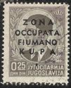 Yugoslavia Stamp Overprint "Fiumano Kupa"