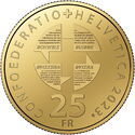25 Francs (Swiss linguistic diversity)