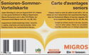 Senioren-Sommer-Vorteilskarte - Migros