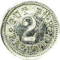 2 Pfennig (Kohlenbergbau Penzberg)