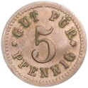 5 Pfennig (Kohlenbergbau Penzberg)