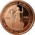 1 Leu (140 Years Founding of Romanian Academy)
