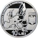 10 Lei (10th Anniv of Economic and Monetary Union)