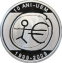 10 Lei (10th Anniv of Economic and Monetary Union)