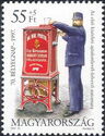 70th Stamp Day - Registered letter-receiving machine