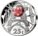 25 Euro (Gustave Eiffel - Centenary of his death - NFC chip)