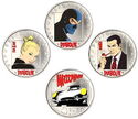 Various Euro (Set 3 x 5 Euro "Diabolik" Silver)