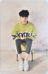 Boys' record album photocard