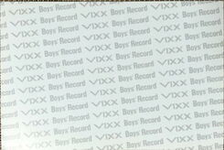 Boys' record album postcard