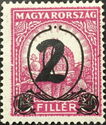 Overprinted with new value
