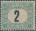 Magyar Kir Posta, wmk. 3, perf. 11½x12