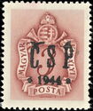 Hungarian Postage Due Stamps Overprinted ČSP 1944