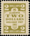 Numeral and Coat of Arms of Alberta