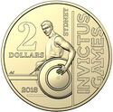 2 Dollars (35th Anni. 2 Dollar Coin - 2018 The Invictus Games)