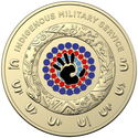 2 Dollars (35th Anni. 2 Dollar Coin - 2021 Indigenous Military Service)