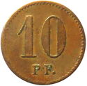 10 Pfennig (Zur Einigkeit H. N.)