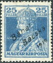 Overprint: 'Bánát Bácska 1919'