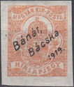 Overprint: 'Bánát Bácska 1919'