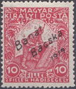 Overprint: 'Bánát Bácska 1919'