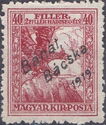 Overprint: 'Bánát Bácska 1919'