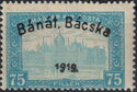 Overprint: 'Bánát Bácska 1919'