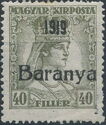 Black overprint: '1919 Baranya'