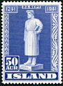 Snorri Sturluson in blue