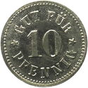 10 Pfennig (Brauerei Schweickhardt)
