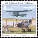 Handley Page 0/400 and Bristol F2B Fighter