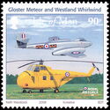 Gloster Meteor and Westland Whirlwind