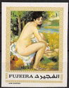 Nude Sitting on a White Towel, by Pierre-Auguste Renoir