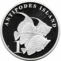 1 Dollar (ANTIPODES ISLAND - Marine life)