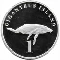 1 Dollar (GIGANTEUS ISLAND - Marine life)