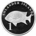 1 Dollar (SOLANDER ISLANDS - Marine life)