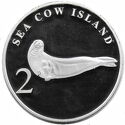 2 Dollars (SEA COW ISLAND - Marine life)