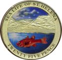 25 Pence (Sea Life of St. Helena)