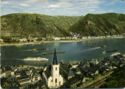 Blick auf St. Goar und St. Goarshausen am Rhein