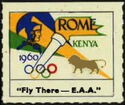 1960 Summer Olympics, Rome - "Fly There - E.A.A."