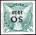Sokol v letu - Windhover - overprint S O 1920 (PP)