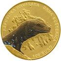 100 Euro (Autochthonous Croatia - Black Lizard - Coloured)
