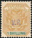 Transvaal stamp V.R. overprinted in Rustenburg