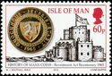 Revestment Act Bicentenary Gold Coin, 1965 & Castle Rushen