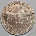 24 Marien Groschen (George IV prince regent in the name of Charles II)