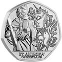 50 Pence (Patron Saints - Saint Andrew of Scotland)