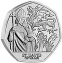 50 Pence (Patron Saints - Saint David of Wales)
