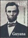 Abraham Lincoln (With Greenish Grey Tinged Background)