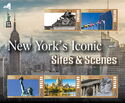 World Stamp Show Emblem and New York City Landmarks