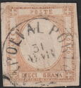 King Victor Emanuel II postal forgery