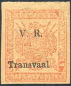 Coat of Arms in Square Overprinted V.R. Transvaal