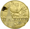 250 Euro (Engraved memories - The mascot and the Eiffel Tower)